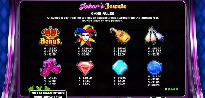 slotxo-joker's jewels-โบนัส